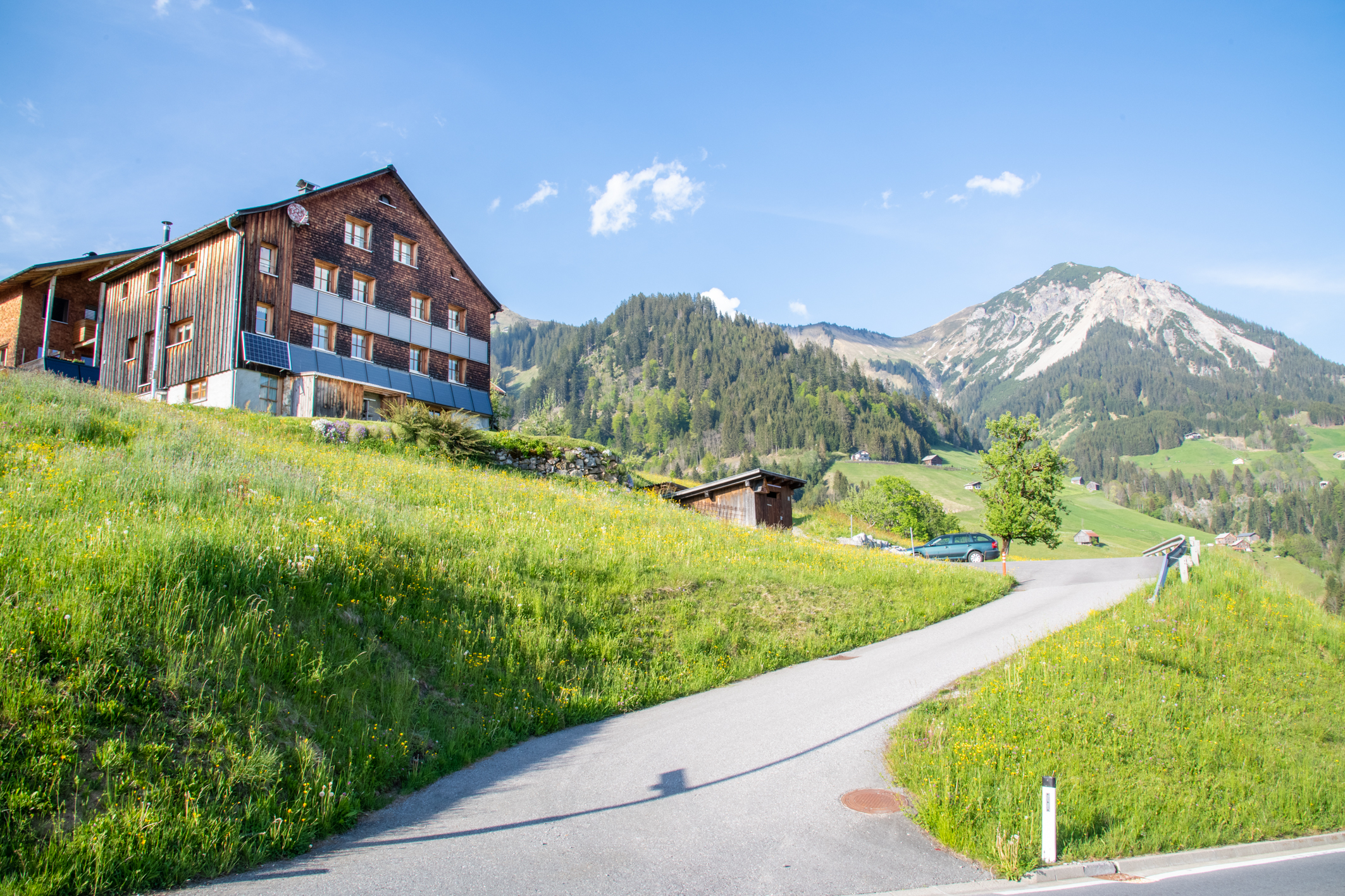 Peters Hütte im Sommer
