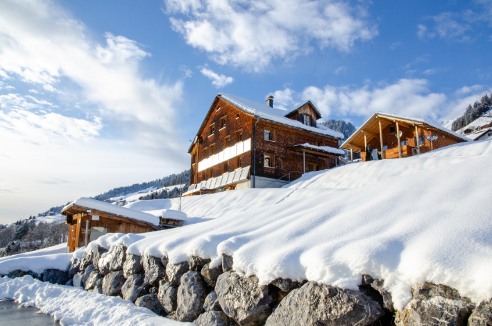 Peters Hütte im Winter
